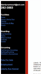 Mobile Screenshot of libertyrunpetresort.com