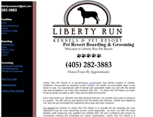 Tablet Screenshot of libertyrunpetresort.com